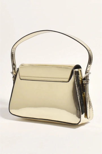 Adorne - Maisie High Shine Handbag - Gold