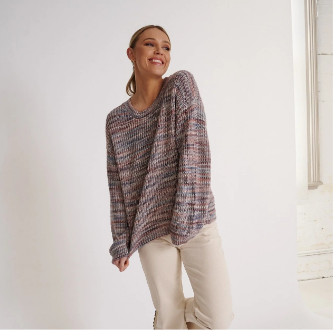 Birds Of A Feather Couture - Tory Knit - Multi Taupe