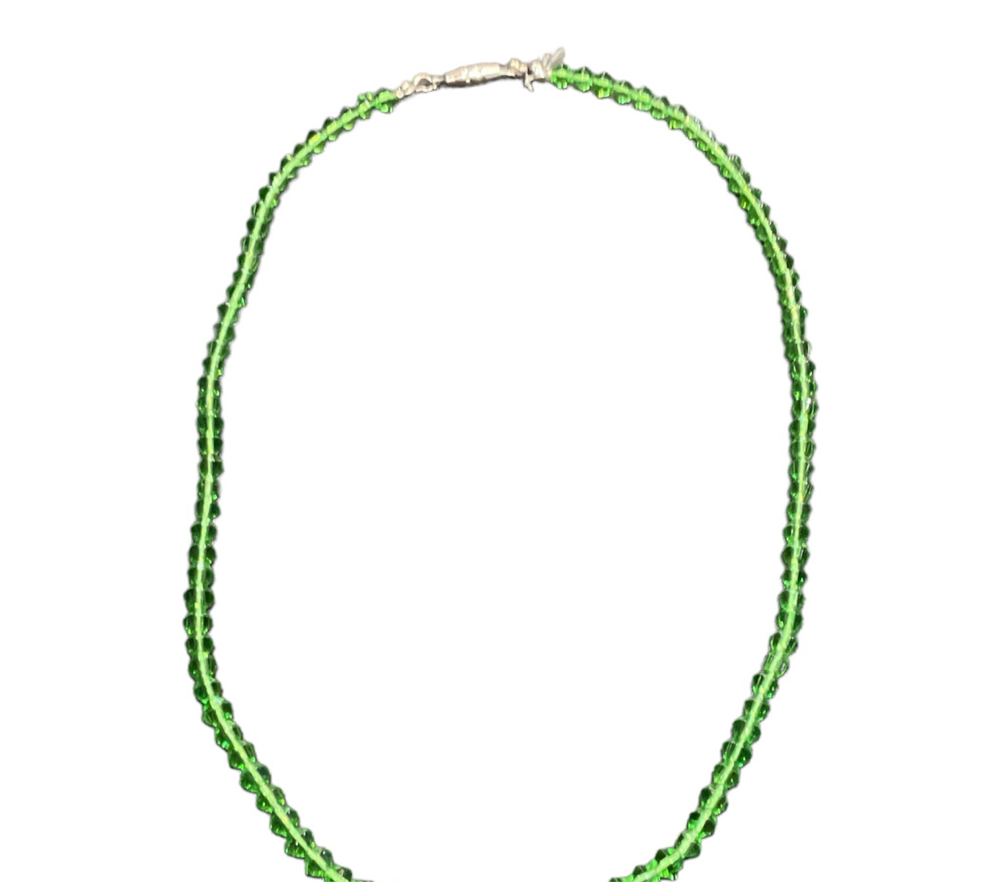 Jodi Maree Jewellery - Glass Bead Small Necklace - Green