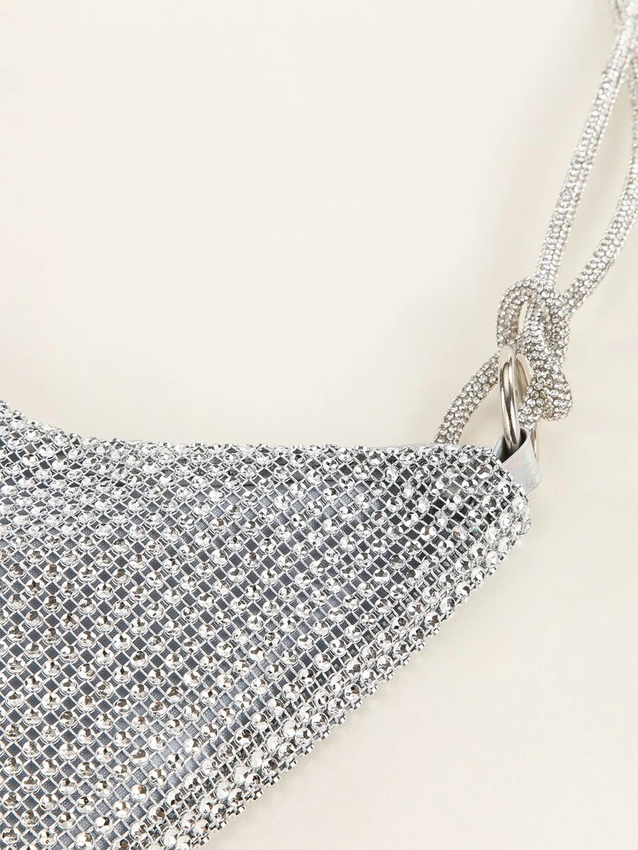 Jodi Maree Accessories - Diamanté Style Handbag - Blue