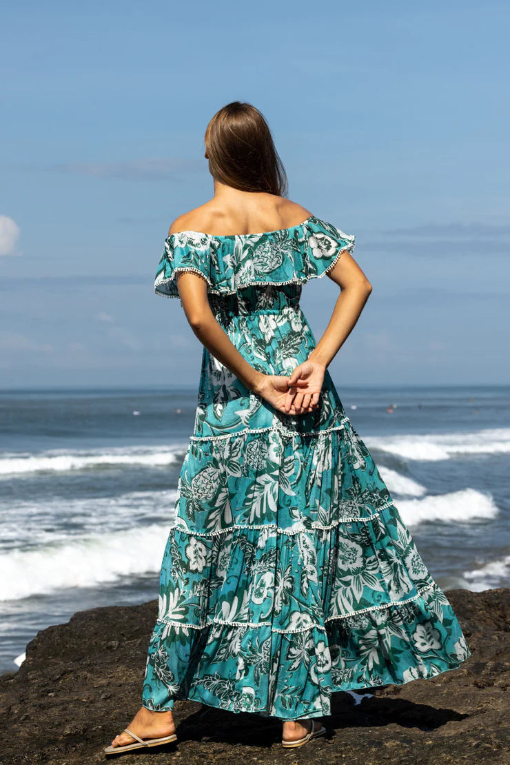Miss June - Erica Dress - Turquoise - EB-66