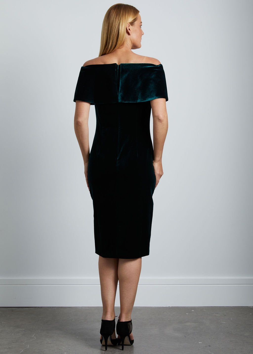 Kamare - Ariane Velvet Dress - Forest Green