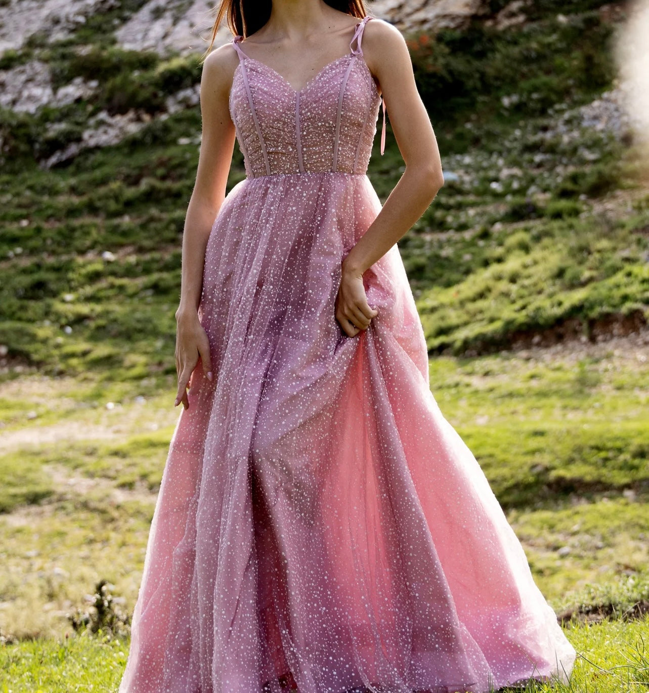Tina Holly - Gown - Cornflower - TK311