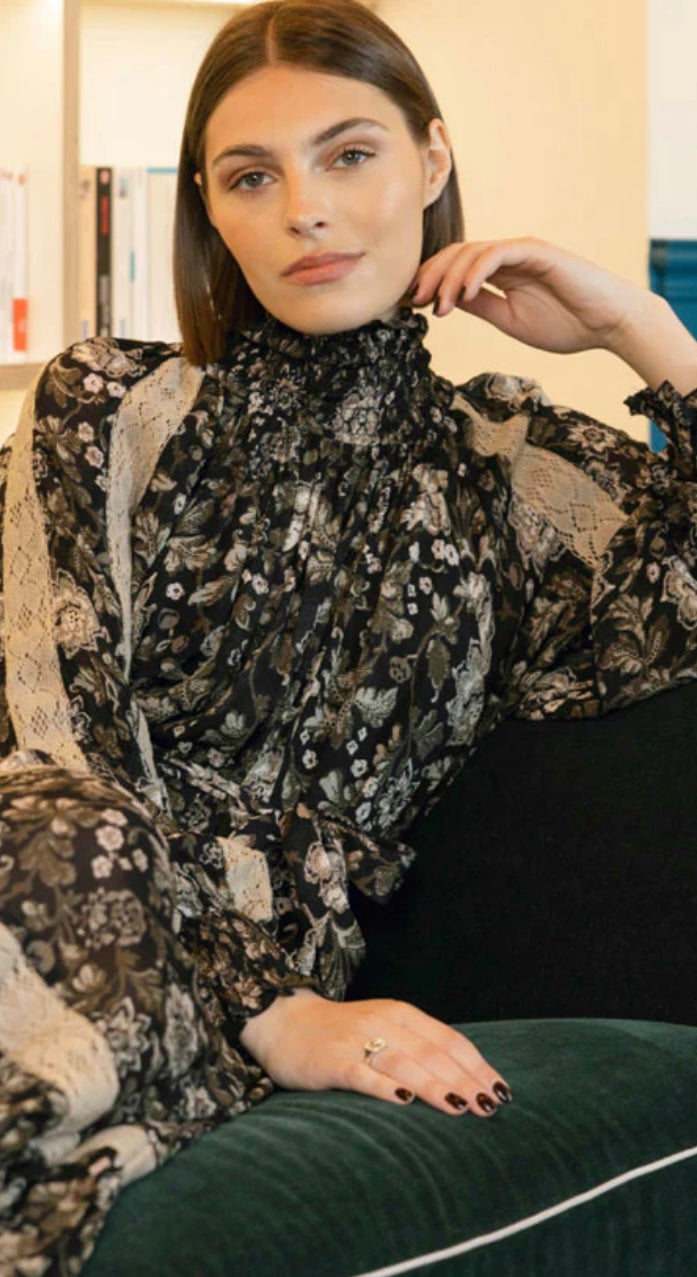 Miss June - Long Dress Adele - Black