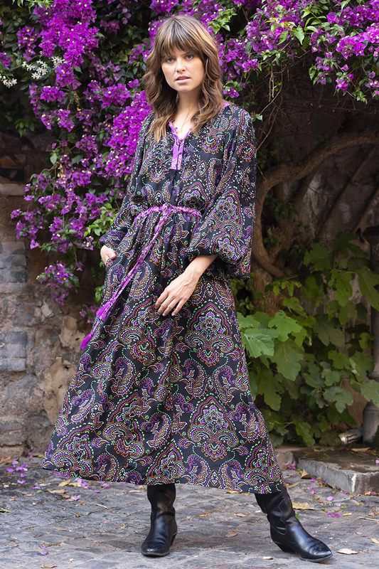 Miss June Paris - Paola Maxi Dress - Black - DA-30