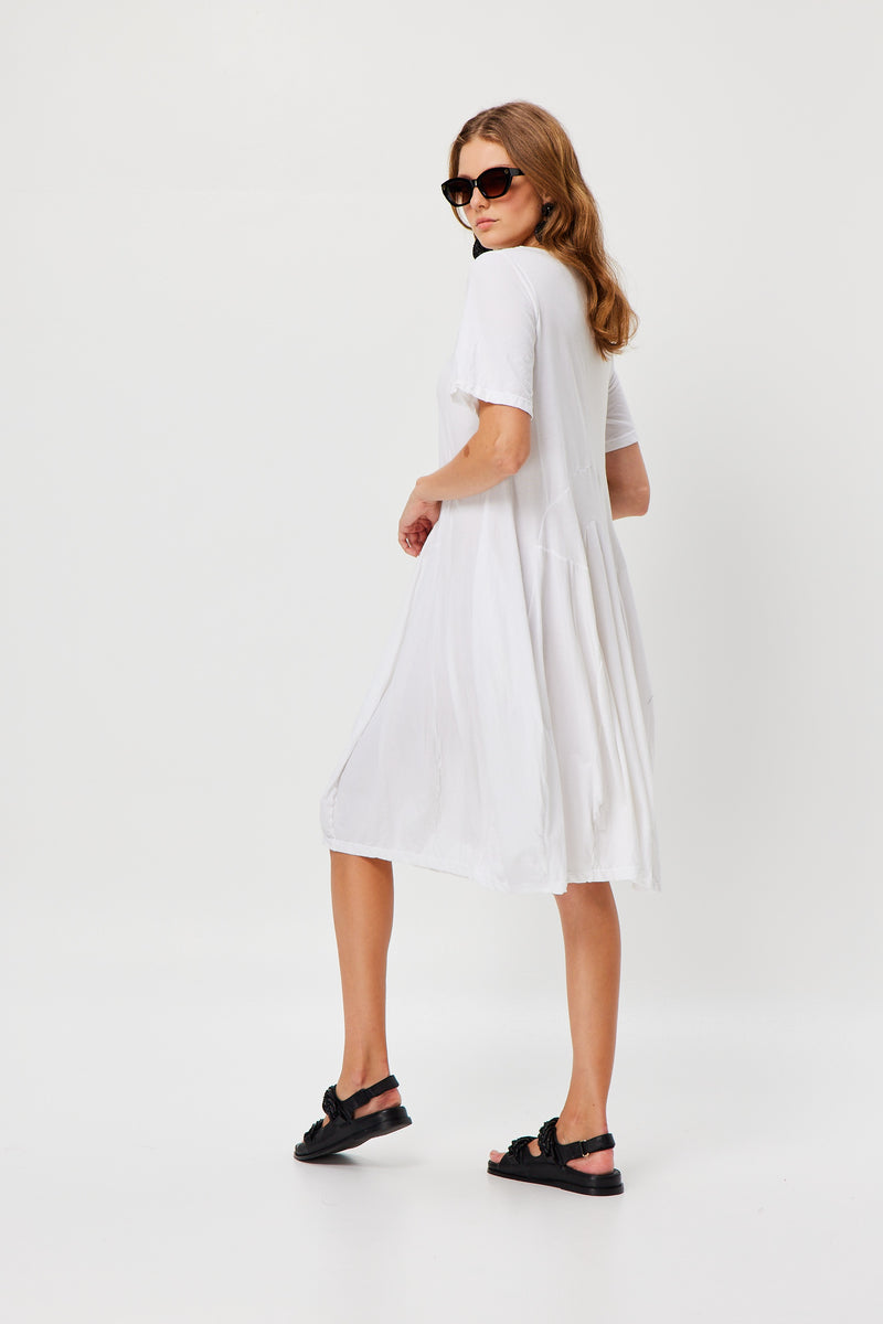 Valia Tilly Dress White VC069