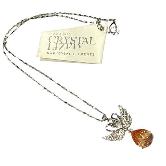Jodi Maree Jewellery - Crystallized Swarovski Elements Pendant Necklace - Silver / Crystal 