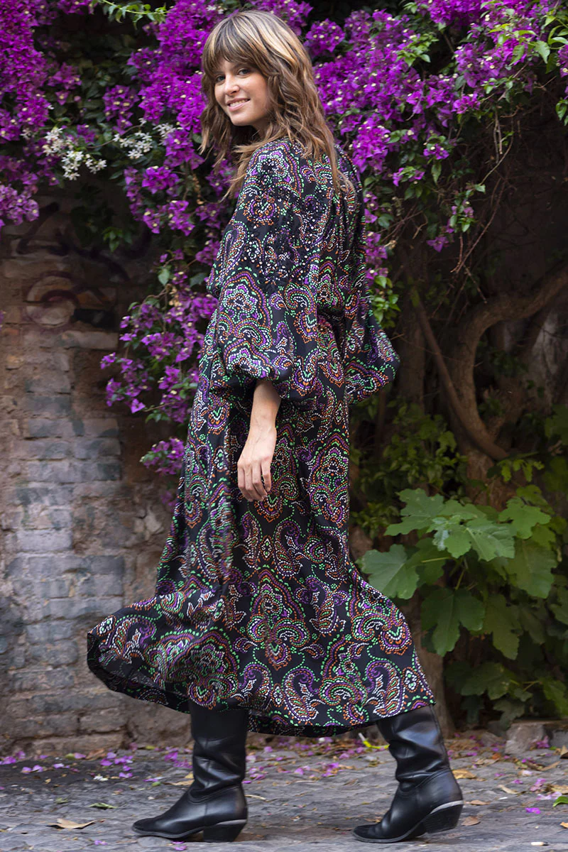 Miss June Paris - Paola Maxi Dress - Black - DA-30