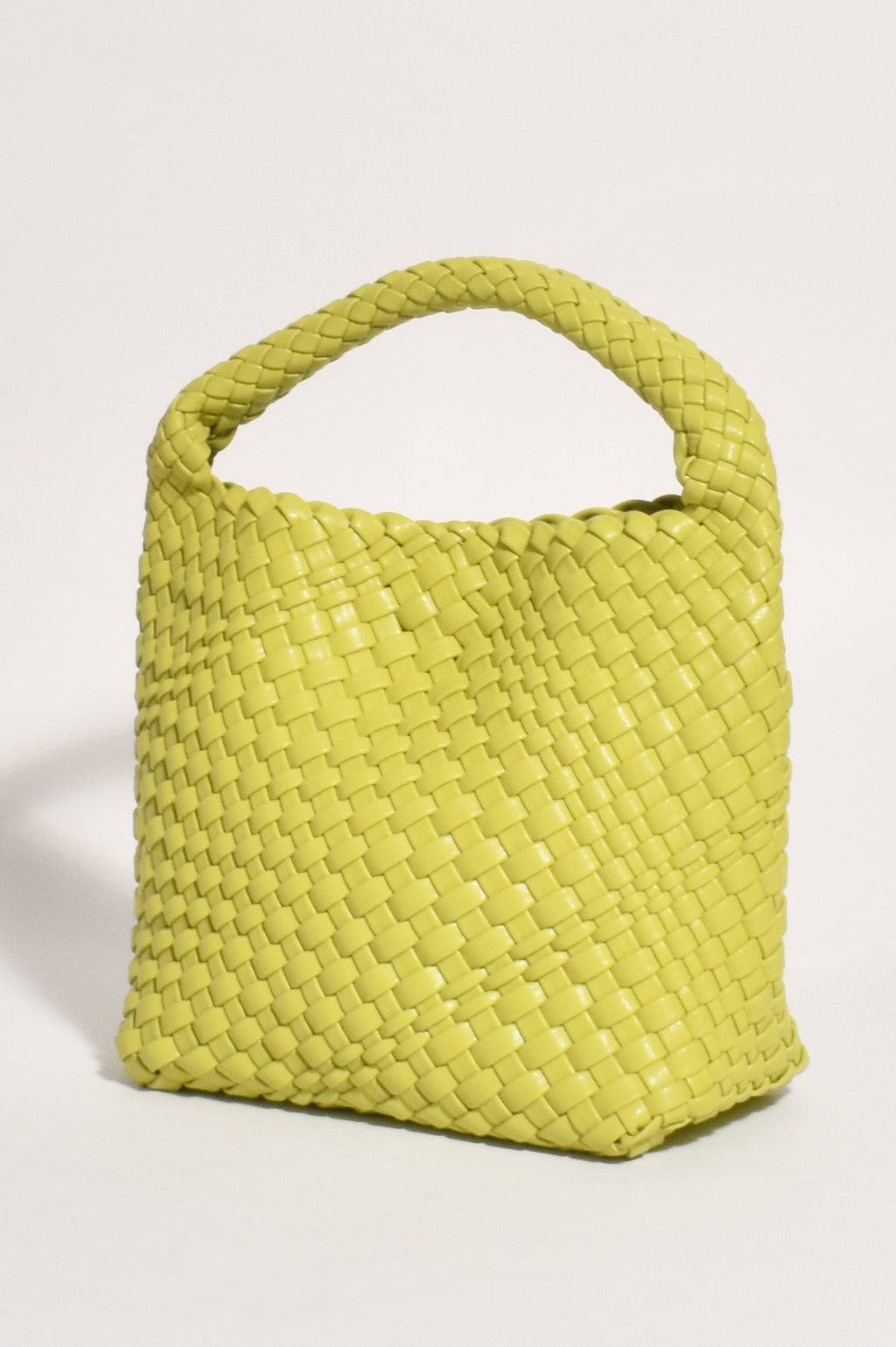 Adorne - Remi Woven Mini Bag - Lime