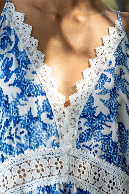 Miss June Paris - Siam Mini Dress - Blue - EB - 112