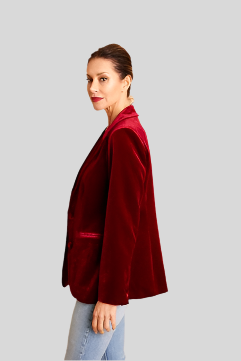 Kamare - Surry Velvet Jacket - Red