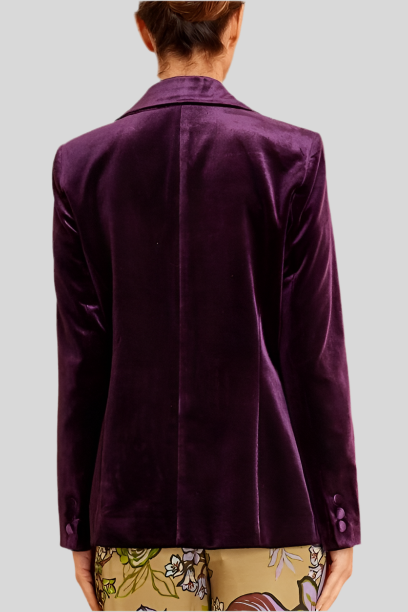 Kamare - Surry Velvet Jacket - Purple 