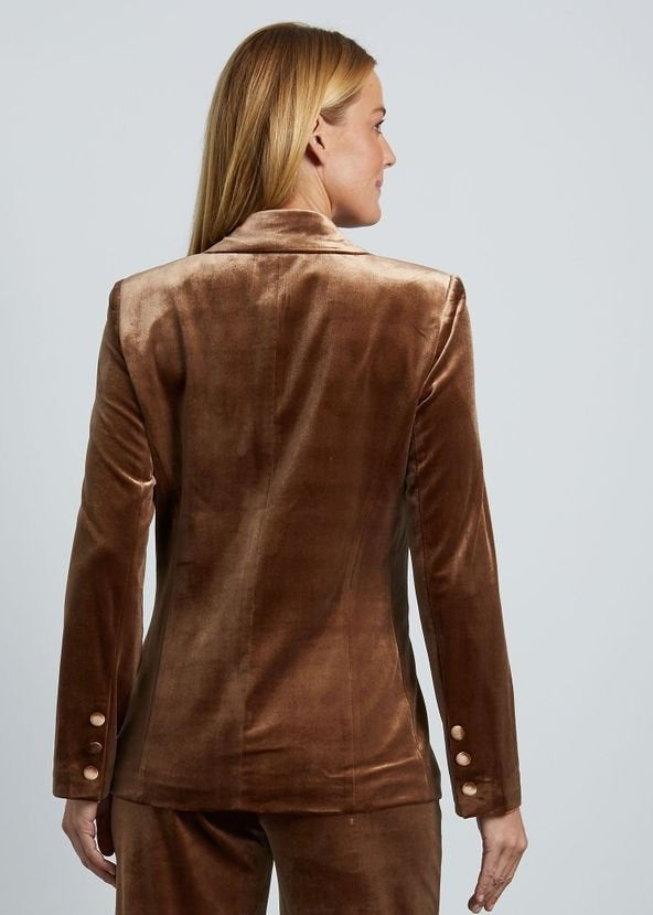 Kamare - Surry Velvet Jacket - Caramel 