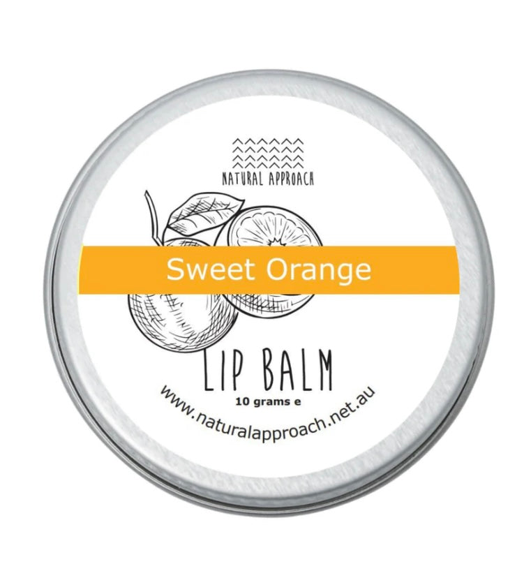 Natural Approach - Vegan Lip Balm - Sweet Orange - 10g