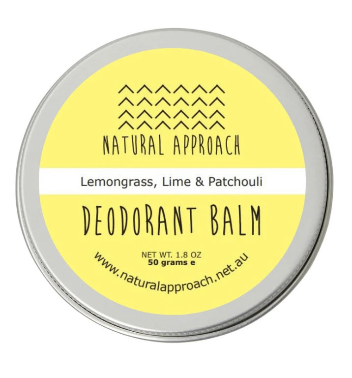 Natural Approach - Natural Deodorant - Lemongrass Lime & Patchouli - 50gms