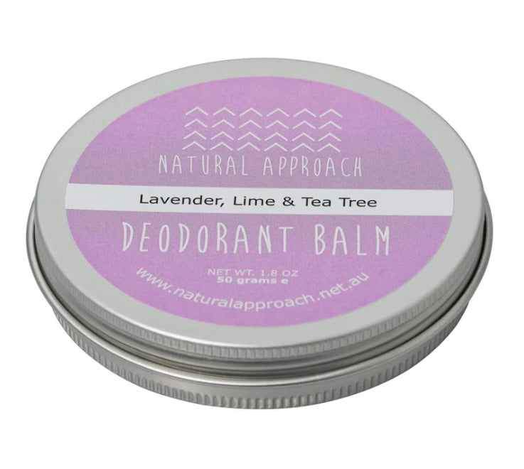 Natural Approach - Lavender , Lime & Tea Tree Natural Deodorant - 50gms