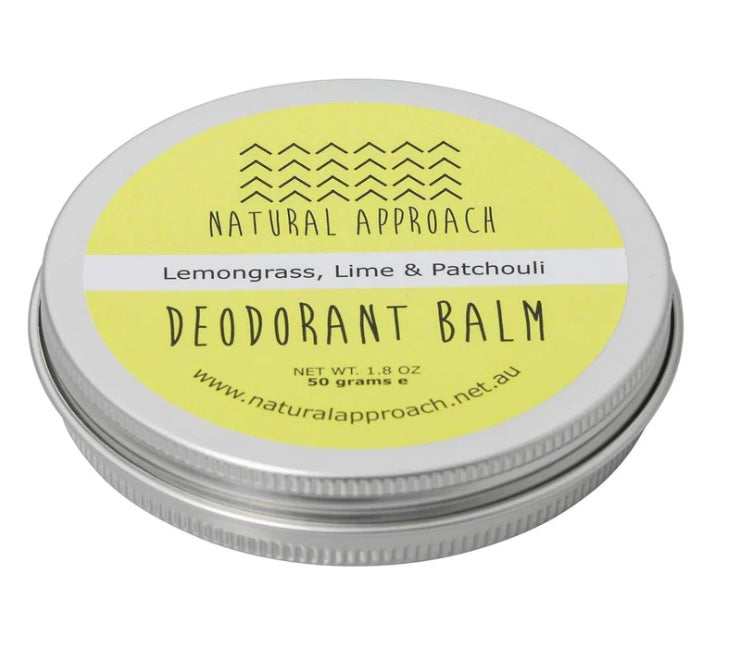 Natural Approach - Natural Deodorant - Lemongrass Lime & Patchouli - 50gms