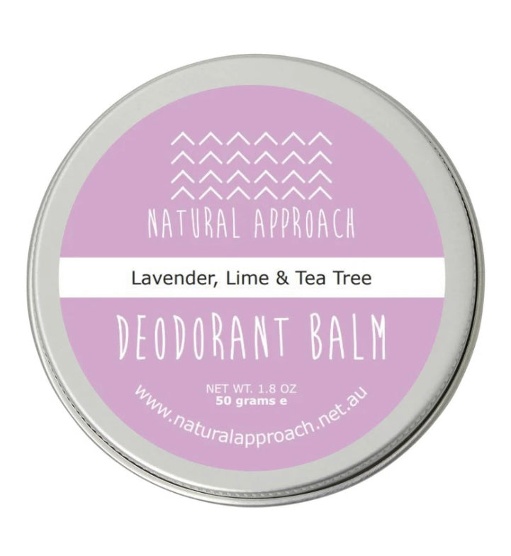 Natural Approach - Lavender , Lime & Tea Tree Natural Deodorant - 50gms