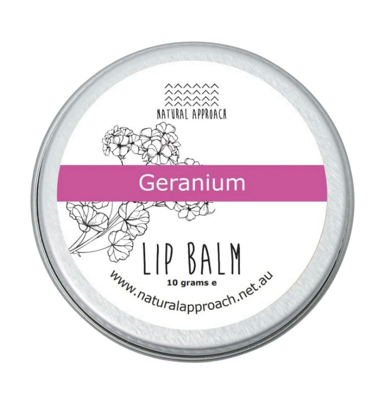 Natural Approach - Vegan Lip Balm - Geranium - 10g