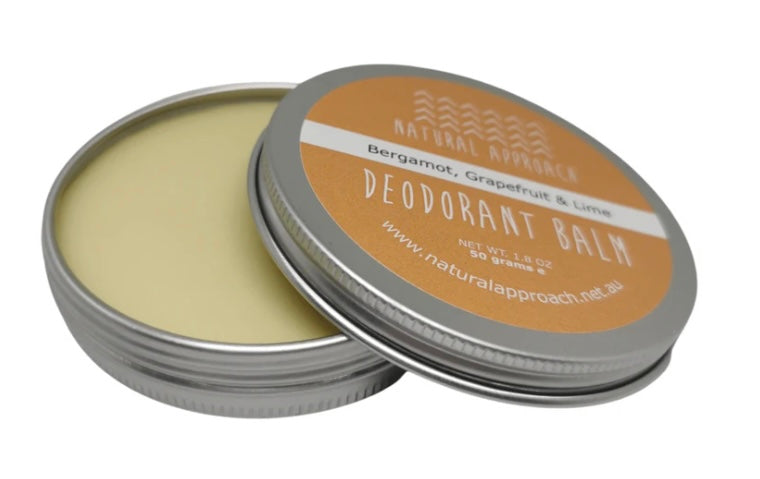 Natural Approach - Bergamot , Grapefruit & Lime Natural Deodorant - 50gms