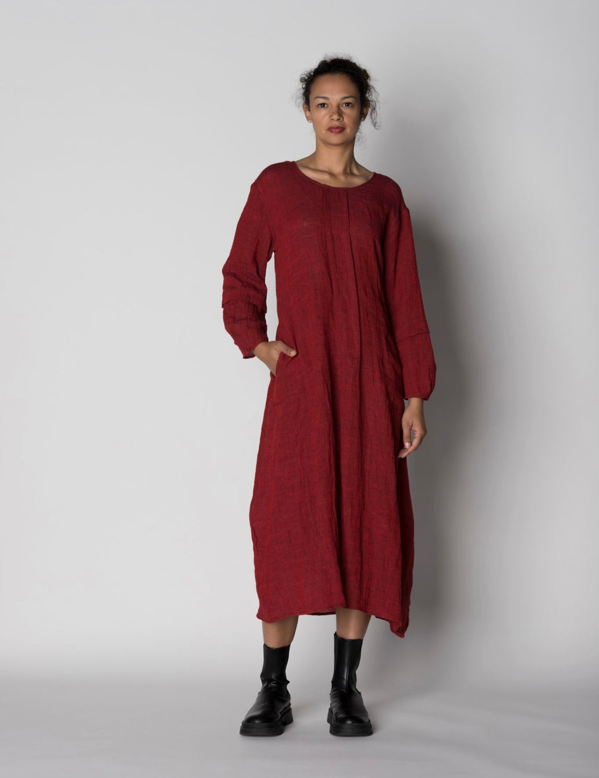Kimberley Tonkin - Jean Pocket Dress - Paprika
