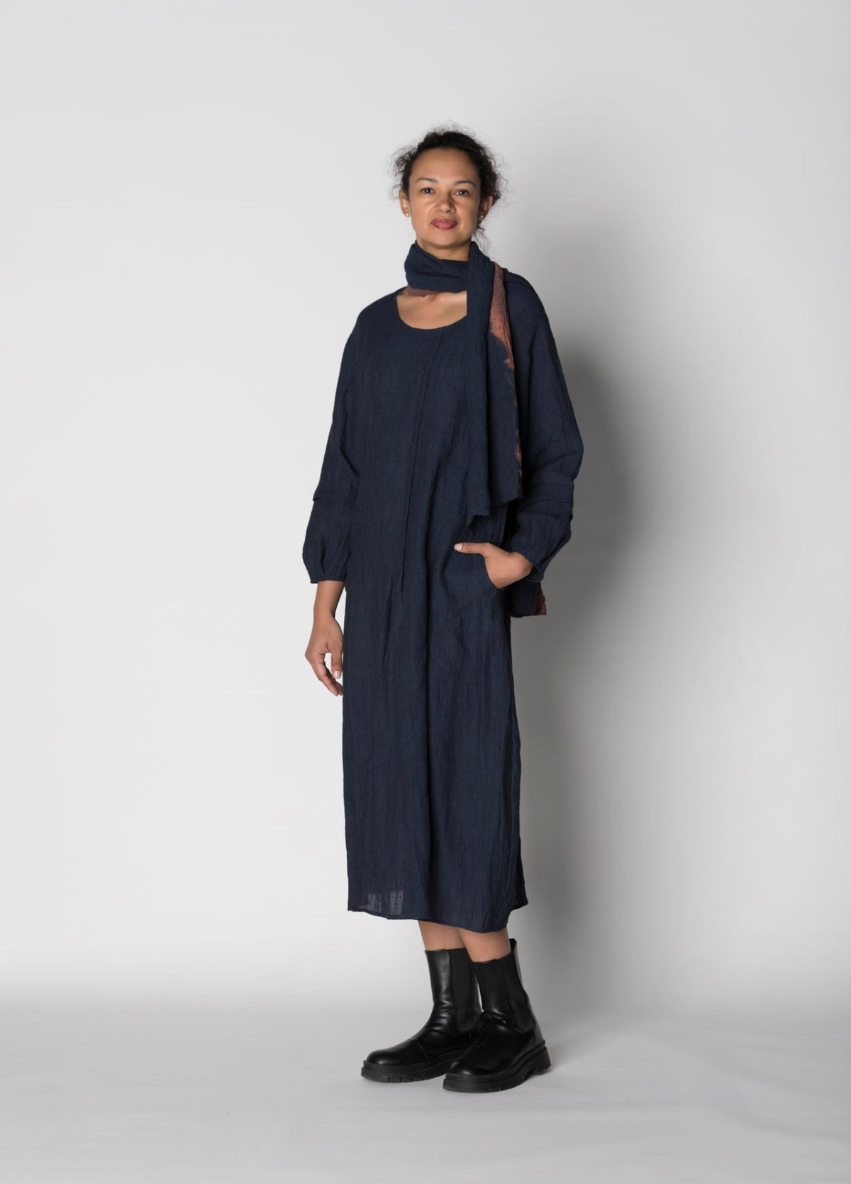 Kimberley Tonkin - Jean Pocket Dress - Indigo